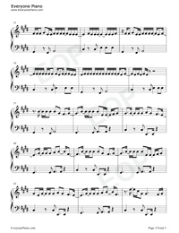 No Judgement-Niall Horan五线谱预览3
