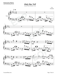 谱 Only One Yell Selection Project Ed钢琴谱文件 五线谱 双手简谱 数字谱 Midi Pdf 免费下载 谱 Only One Yell Selection Project Ed钢琴谱文件 五线谱 双手简谱 数字谱 Midi Pdf 免费下载