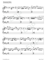 Smoke and Fire-Sabrina Carpenter五线谱预览2