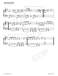 Santa Tell Me-简单版-Ariana Grande五线谱预览2